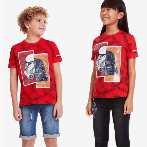 DESIGUAL KIDS STAR WARS T-SHIRT - Picture 1 of 7